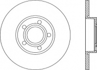 Тормозной диск OPEN PARTS BDR1037.10