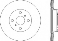 Тормозной диск OPEN PARTS BDA1640.20