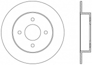 Тормозной диск OPEN PARTS BDA2345.10