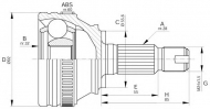 Шарнирный комплект OPEN PARTS CVJ5553.10