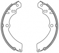Комлект тормозных накладок OPEN PARTS BSA2109.00