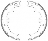 Комлект тормозных накладок OPEN PARTS BSA2214.00