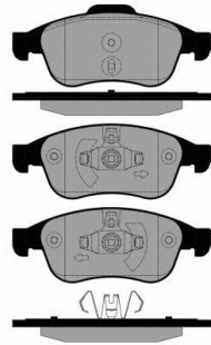 Комплект тормозных колодок Brake ENGINEERING PA1834