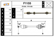 Вал SNRA F1155