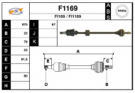 Вал SNRA F1169