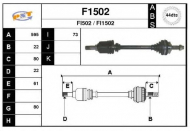 Вал SNRA F1502