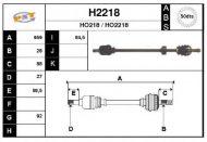 Вал SNRA H2218