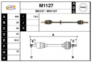 Вал SNRA M1127