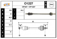 Вал SNRA O1227