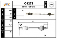 Вал SNRA O1273