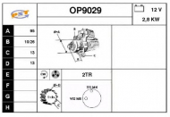Стартер SNRA OP9029