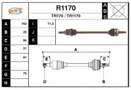 Вал SNRA R1170