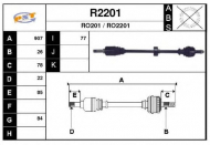 Вал SNRA R2201