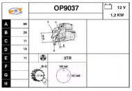 Стартер SNRA OP9037