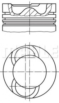 Поршень PERFECT CIRCLE 56 02548 0