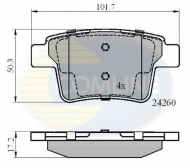 Комплект тормозных колодок COMLINE CBP01557