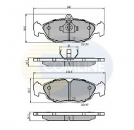 Комплект тормозных колодок COMLINE CBP0134