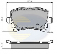 Комплект тормозных колодок COMLINE CBP01284