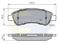 Комплект тормозных колодок COMLINE CBP01604