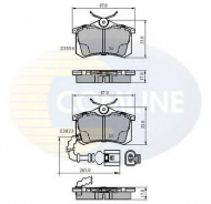 Комплект тормозных колодок COMLINE CBP2797