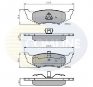 Комплект тормозных колодок COMLINE CBP01100