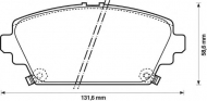 Комплект тормозных колодок STOP 572429S