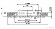Тормозной диск ASHUKI J027-01