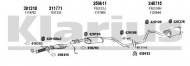 Глушитель KLARIUS 361856E