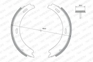 Комлект тормозных накладок WEEN 152-2296