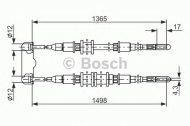 Трос BOSCH 1 987 477 130