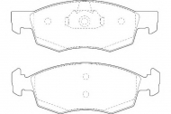 Комплект тормозных колодок WAGNER WBP23552A