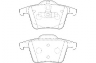 Комплект тормозных колодок WAGNER WBP24011A