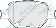 Комплект тормозных колодок APEC braking PAD1180