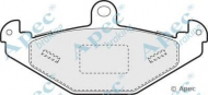 Комплект тормозных колодок APEC braking PAD1357