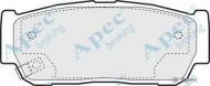 Комплект тормозных колодок APEC braking PAD1380