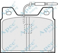 Комплект тормозных колодок APEC braking PAD560