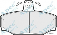 Комплект тормозных колодок APEC braking PAD644