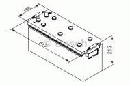 Аккумулятор BOSCH 0 092 T30 750