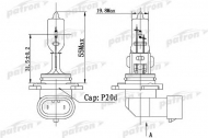 Лампа накаливания PATRON PLHB3-12/60