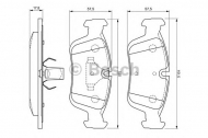 Комплект тормозных колодок BOSCH 0 986 424 483