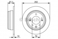 Тормозной диск BOSCH 0 986 479 508