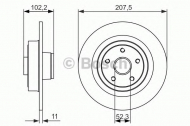 Тормозной диск BOSCH 0 986 479 724