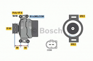 Генератор BOSCH 0 125 711 044