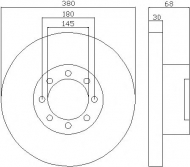 Тормозной диск HELLA PAGID 8DD 355 117-521