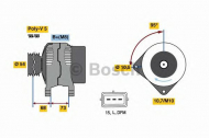 Генератор BOSCH 0 986 049 430