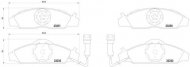 Комплект тормозных колодок HELLA PAGID 8DB 355 009-591