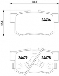 Комплект тормозных колодок HELLA PAGID 8DB 355 020-021