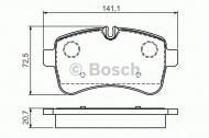 Комплект тормозных колодок BOSCH 0 986 494 460