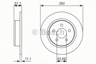 Тормозной диск BOSCH 0 986 479 762