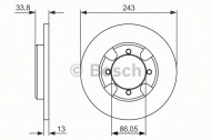 Тормозной диск BOSCH 0 986 479 846
